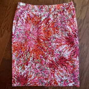 ETCETERA Floral Pencil‎ Skirt Women's sz. 4 NWOT